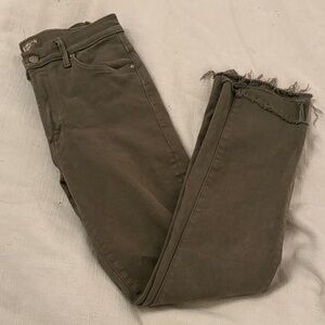 MOTHER Rascal Ankle Fray Jeans